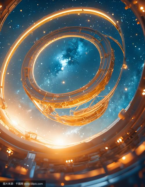 星月时空科技 太空望远镜如何捕捉遥远星系与天体的创意素材